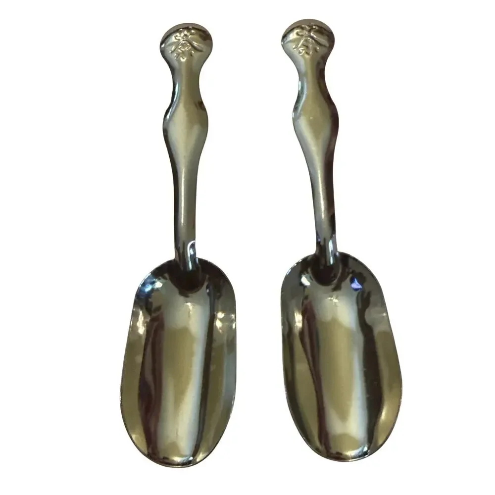 NWT Woojack Set Of Two Silvertoned Scoops